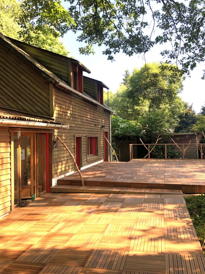 La Parenthèse Retraites Yoga Stages Yoga Cours Hatha Yoga Méditation Mindfulness Pleine conscience Bien-être Nantes Blain Proche Bretagne - La terrasse